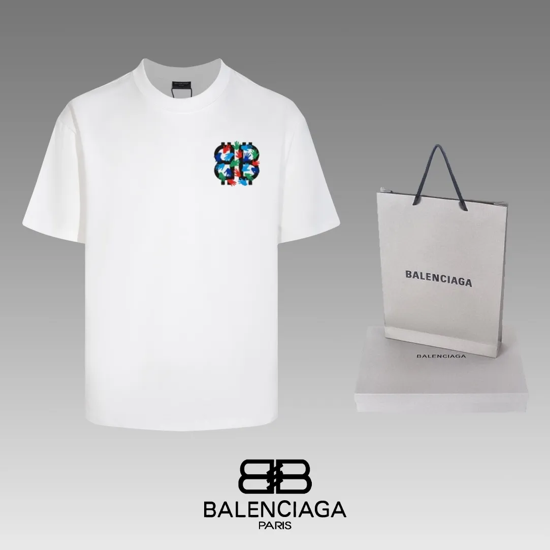 #「 Quality」 《BALENCIAGA 》24SS Classic T Quality - 2 - os 220 -26 280g - 320g - Quality ：Black White Size: XS-S-M-L